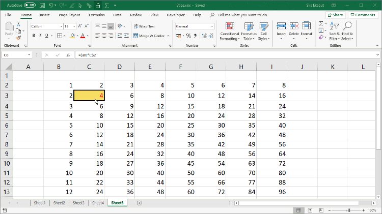 เทคนิค Excel Format Painter