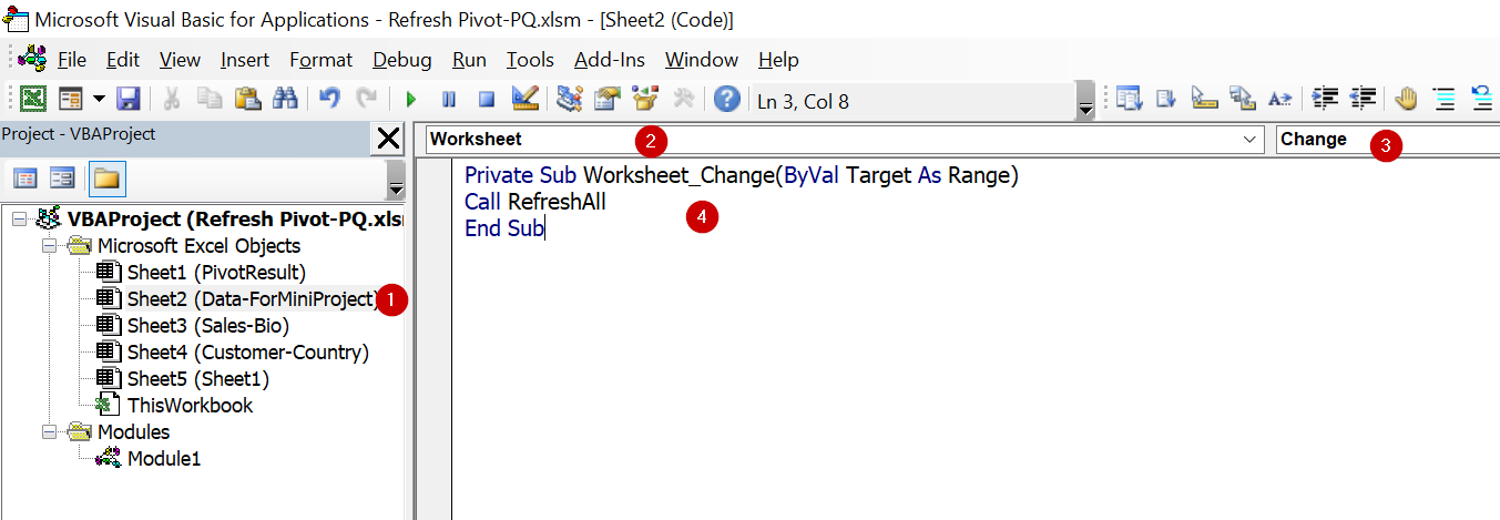 วิธีทำให้ Pivot Table และ Power Query อัปเดทโดยไม่ต้องกด Refresh เอง ...