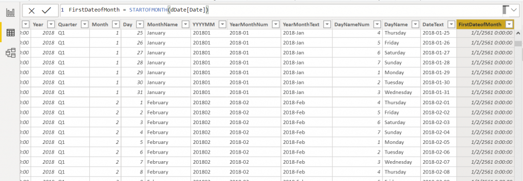 สูตรสำเร็จรูปสำหรับสร้าง Date Table ด้วย DAX และ Power Query M Code 224