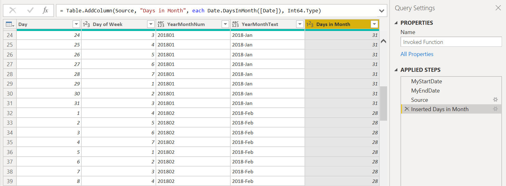 สูตรสำเร็จรูปสำหรับสร้าง Date Table ด้วย DAX และ Power Query M Code ...