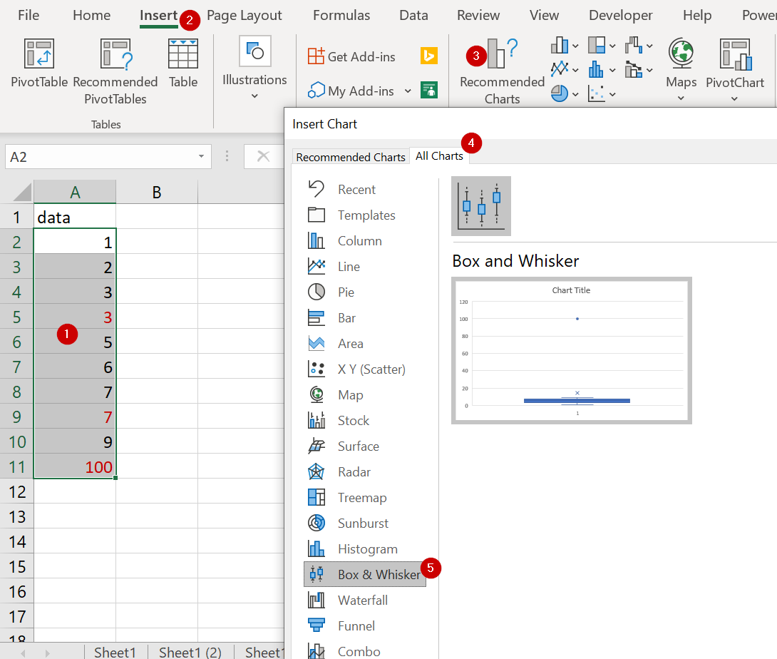 Statistics with Excel ตอนที่ 1 : ค่าสถิติที่สำคัญ - Thep Excel