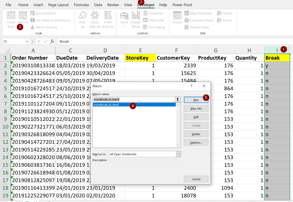 วิธีจัดหน้า Print ข้อมูลเยอะๆ ใน Excel ให้แบ่งหน้า Page Break ตามต้องการ 6
