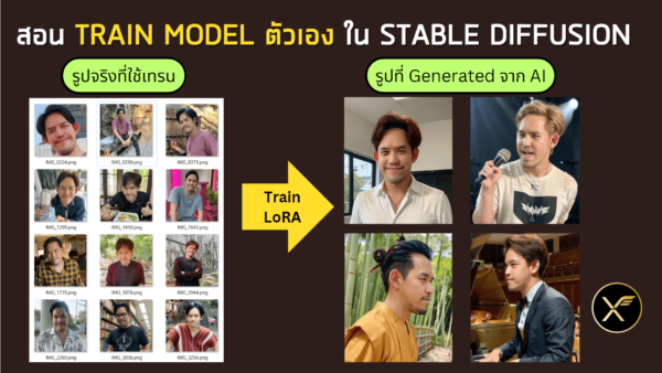สอน Train Model ตัวเองใน Stable Diffusion [Part5] - เทพเอ็กเซล : Thep Excel
