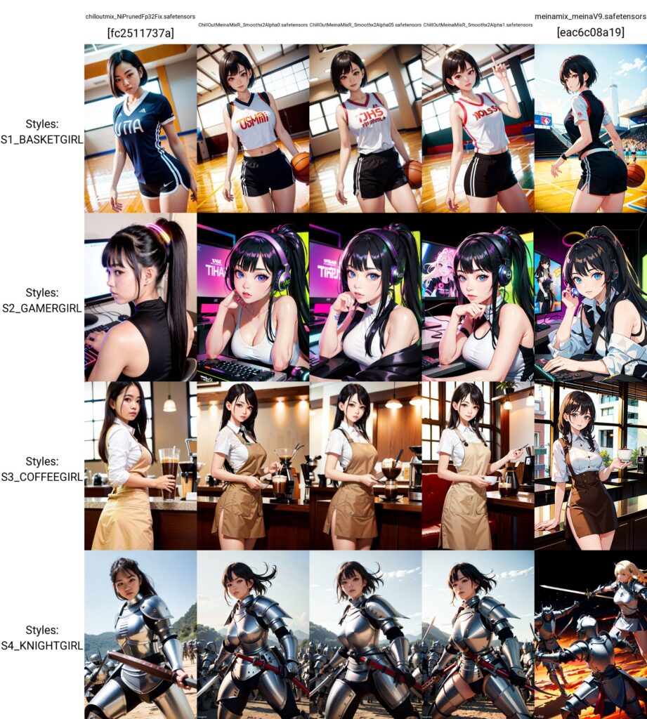 วิธีผสม Model สูตรผสมแบบโดนใจใน Stable Diffusion [Part7] 24
