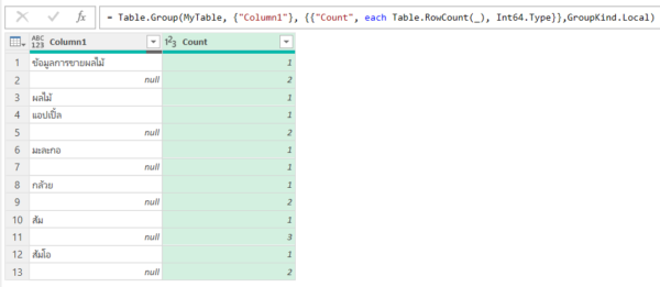 การใช้ Power Query M Code จัดการข้อมูลที่อยู่ในตำแหน่งไม่แน่นอน - Thep ...