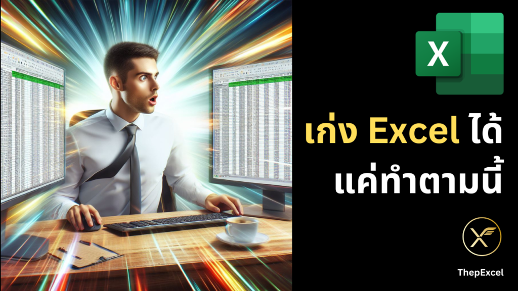 เก่ง Excel ได้ แค่ทำตามนี้