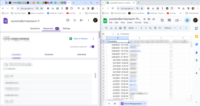 รวม 10 เทคนิคที่แตกต่าง Google Sheets vs Excel - Thep Excel