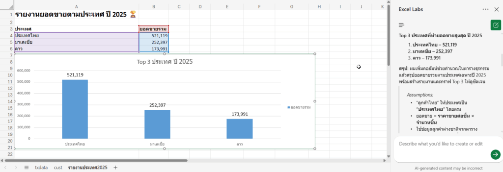 5 โหมดการทำงาน AI x Excel ที่ควรรู้เพื่อรับมือปี 2026 13