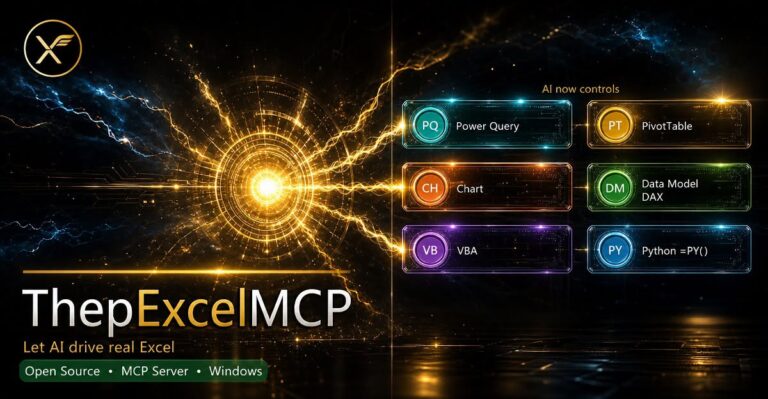 ThepExcelMCP : ให้ AI เข้าไปนั่งทำงานใน Excel ของคุณจริงๆ ไม่ใช่แค่เขียนสูตรให้ดู