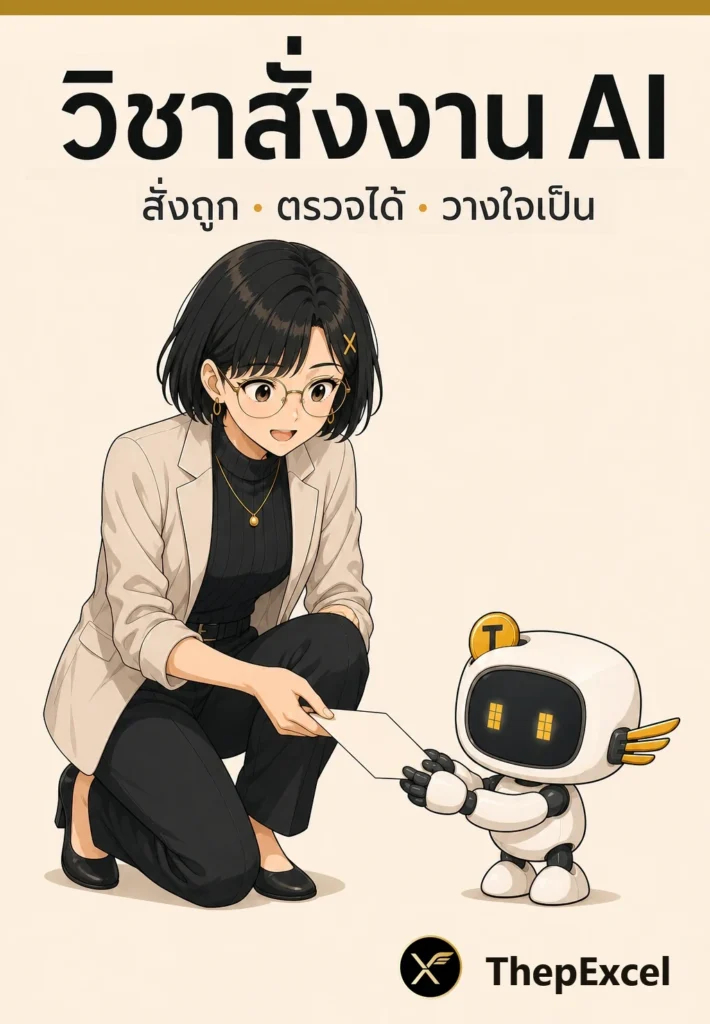 หนังสือ วิชาสั่งงาน AI (E-Book)