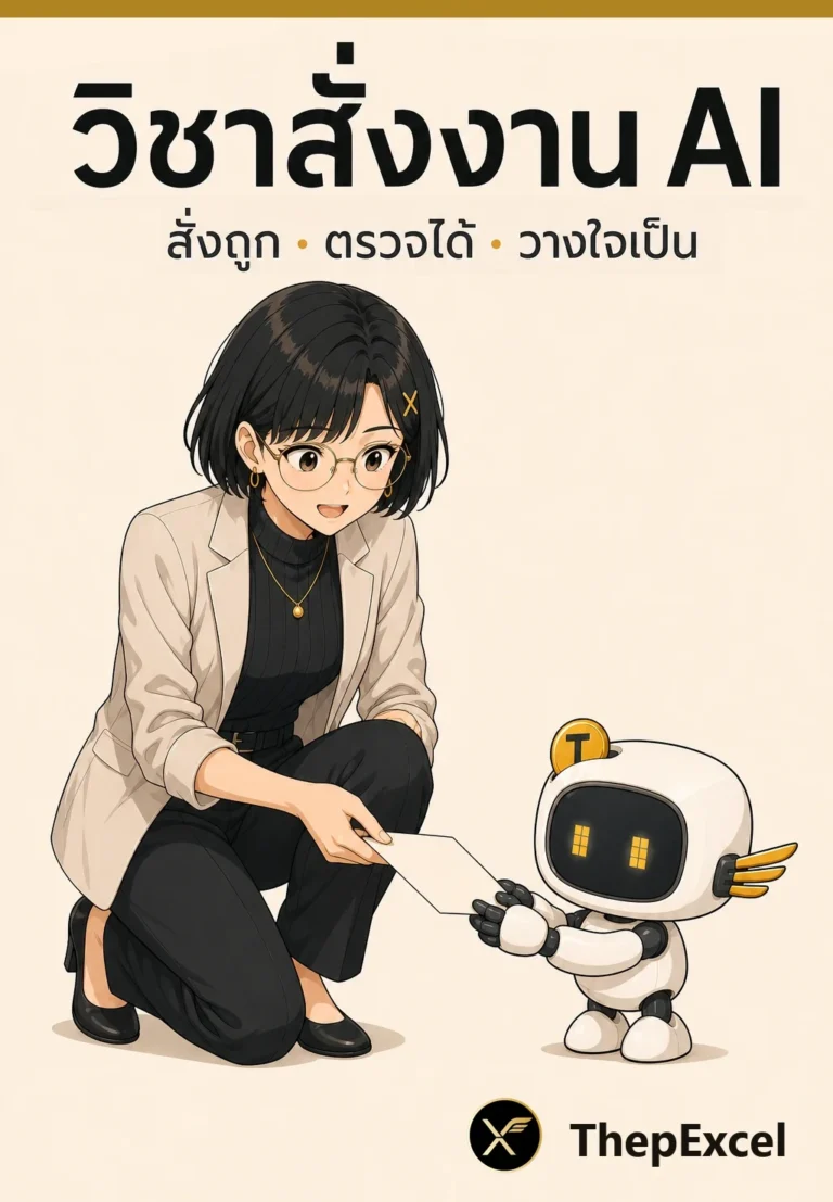 หนังสือ วิชาสั่งงาน AI (E-Book)