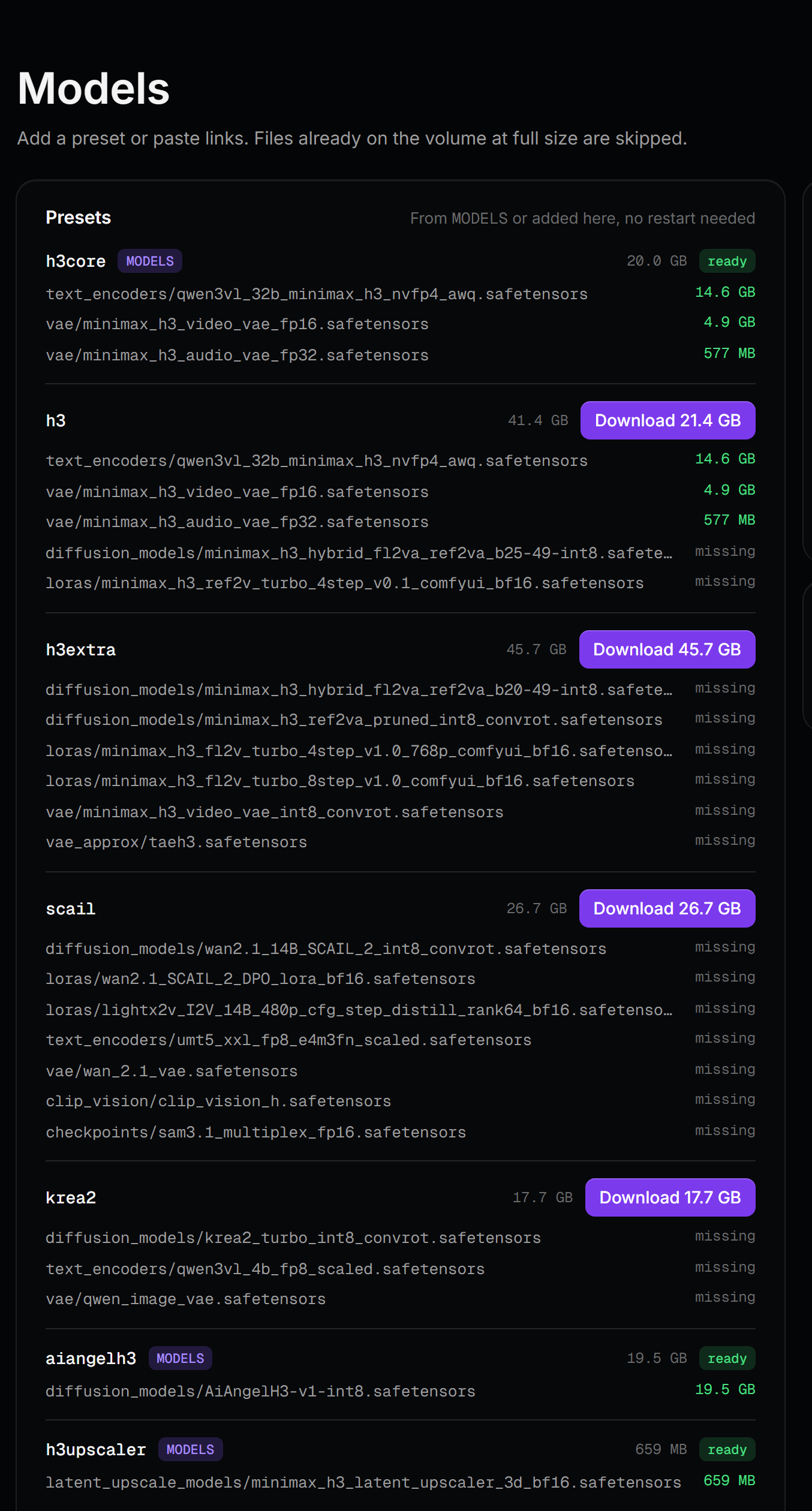 AI Angel Dashboard: Models